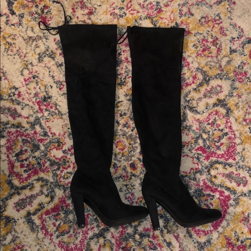 Over the knee Steve Madden boots